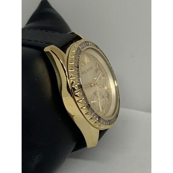 Michael Kors MK5874 Women's Leather Analog Dial Quartz Genuine Watch Watch BP613 - Picture 4 of 11